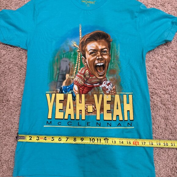 The Sandlot x RSVLTS Yeah Yeah McClennan Blue Small T-Shirt Roosevelts - Picture 5 of 6